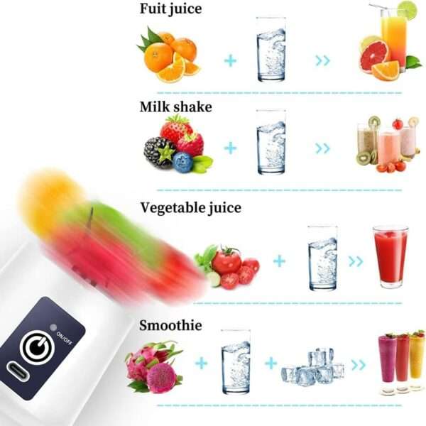 Portable 6-Blade Juicer Blender - Image 7