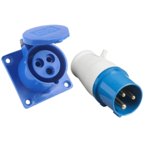 16A/3Pin Industrial Plug & Panel Socket