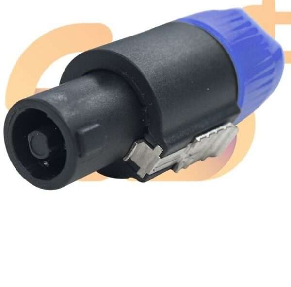 Speakon Connector – 4 Pin Male Audio Speaker Plug (Blue Ring)
