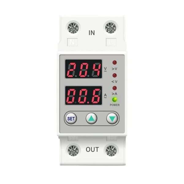 Din Rail 63 A 230 V Adjustable Over‑ and Under‑Voltage Protector Relay